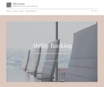 Abilitybanking.com(Asesoría Financiera como nunca la habías visto) Screenshot