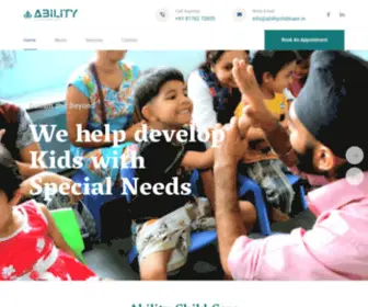 Abilitychildcare.in(Development Centre) Screenshot