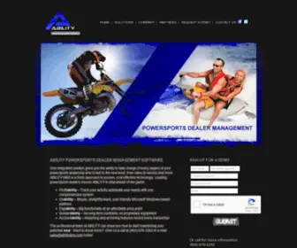 Abilitydms.com(Powersports DMS) Screenshot