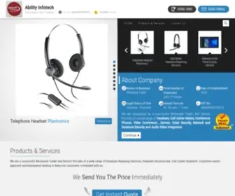 Abilityinfotech.co.in(Ability Infotech) Screenshot