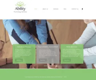 Abilitypsychologyservices.com(Our team of Psychologists) Screenshot