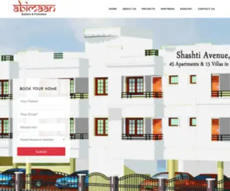 Abimaanbuilders.com(Phase D) Screenshot