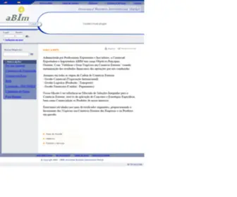 Abimcomex.com.br(ABIM Comex) Screenshot