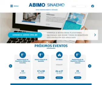 Abimo.org.br(Home) Screenshot
