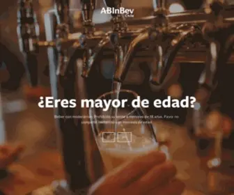 Abinbev.cl(Cervecería AB InBev Chile) Screenshot