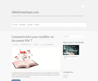 Abinformatique.com(Abinformatique) Screenshot