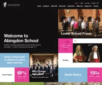 Abingdon.org.uk(Abingdon Senior School) Screenshot