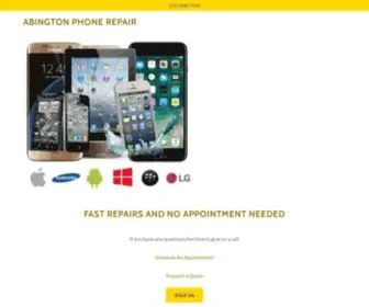 Abingtonphonerepair.com(Abington Phone Repair) Screenshot