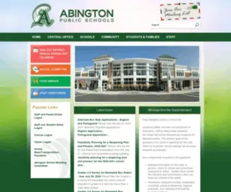 Abingtonps.org(Abington public schools) Screenshot