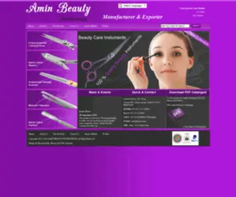 Abinst.com(AMIN BEAUTY INSTRUMENTS) Screenshot