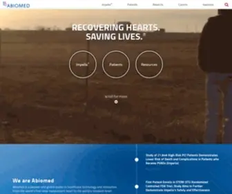 Abiomed.com(Abiomed®) Screenshot