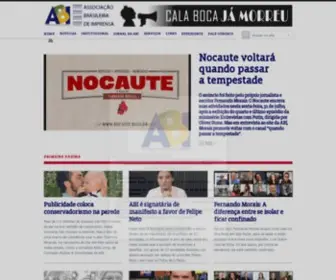 Abi.org.br(Associação Brasileira de Imprensa) Screenshot