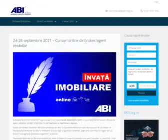 Abi.org.ro(Asociatia Brokerilor Imobiliari) Screenshot