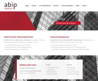 Abipadvisors.com(Advisors & Accountants) Screenshot