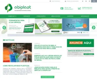 Abiplast.org.br(Associação Brasileira da Indústria do Plástico) Screenshot