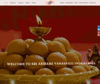 Abiramitsr.com(Vanaspati Manufacturer in Chennai) Screenshot