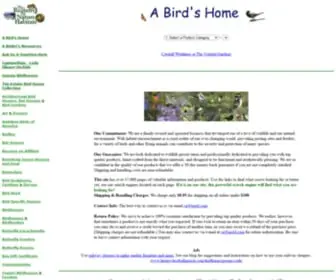 Abirdshome.com(A Bird's Home) Screenshot