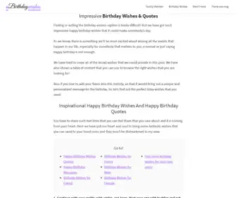 Abirthdaywishes.com(Impressive Birthday Wishes & Quotes for Friend and Family) Screenshot