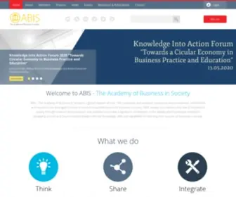 Abis-Global.org(The Academy of Business in Society (ABIS)) Screenshot