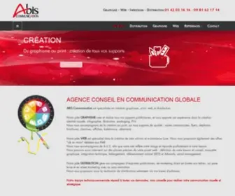 Abiscommunication.fr(Agence de communication globale) Screenshot