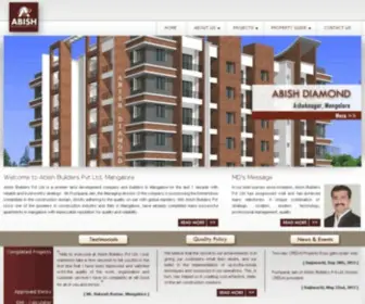 Abishbuilders.com(Abish Builders) Screenshot