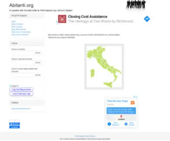 Abitanti.org(Regioni) Screenshot