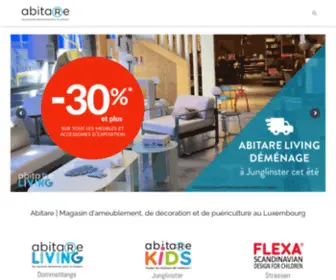 Abitare.lu(Magasins de meubles contemporain et design au Luxembourg) Screenshot