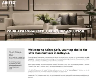 Abitex.com.my(Custom Made Furniture & Sofa Manufacturer in Malaysia) Screenshot