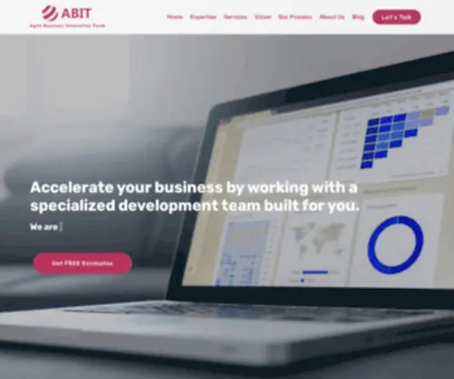 Abittechnologies.com(We are a Software Services Agency experienced in three areas) Screenshot