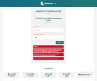 Abituriyent.net(Universitet) Screenshot