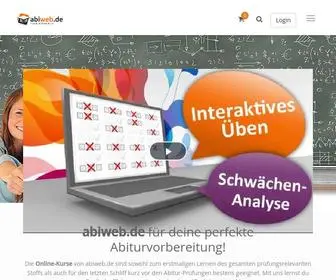 Abiweb.de(Sicher bestehen mit abiweb) Screenshot