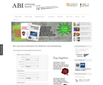 Abizeitung-Abibuch.de(Datenbankfehler) Screenshot