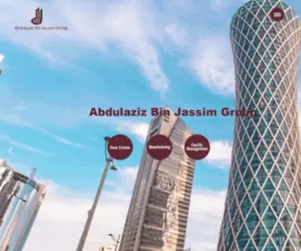 Abjgroup.qa(Abdulaziz Bin Jassim Group) Screenshot