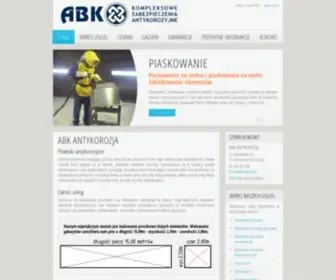 ABK-Gardno.pl(ABK ANTYKOROZJA Szczecin malowanie proszkowe gabarytów do 15 metrów) Screenshot