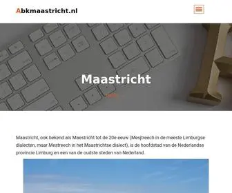 Abkmaastricht.nl(Abkmaastricht) Screenshot