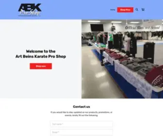 Abkproshop.com(Art beins karate) Screenshot