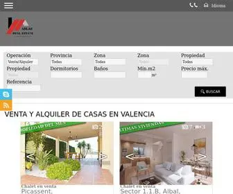 Ablas.es(Venta y alquiler de casas en Valencia) Screenshot