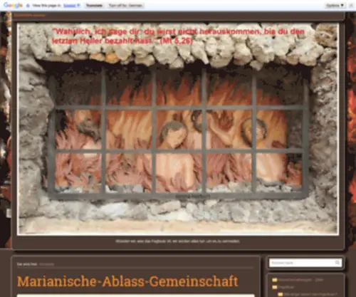 Ablass-Gemeinschaft.de(Von vielen Armen) Screenshot