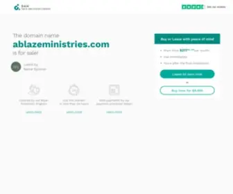 Ablazeministries.com(Church fellowship) Screenshot