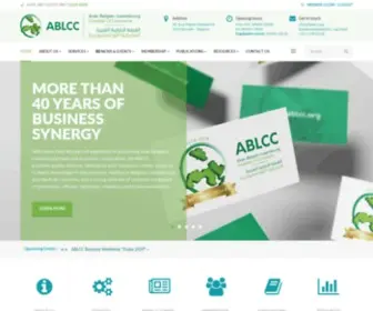 ABLCC.org(The ABLCC promotes trade and business connections between Belgium) Screenshot