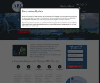 Ablcircuits.co.uk(PCB Design) Screenshot