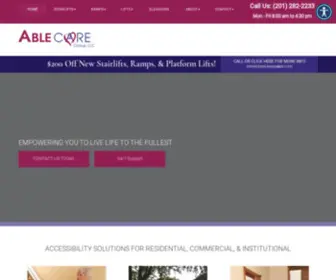 Able-Care.com(Able Care Group) Screenshot