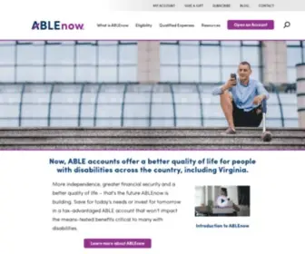 Able-NOW.com(ABLE Accounts for Individuals with Disabilities) Screenshot