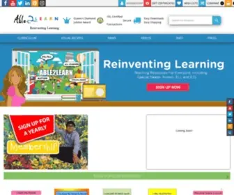 Able2Learn.com(Free aba resources) Screenshot