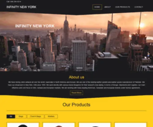 Ableather.com(Infinity New York) Screenshot