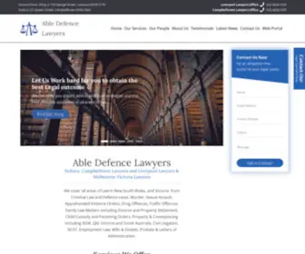 Abledefencelawyers.com.au(Sangtoto) Screenshot