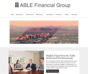 Ablefinancialgroup.com(ABLE Financial Group) Screenshot