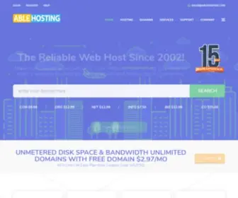 Ablehosting.com(Premium Web Hosting Since 2002) Screenshot