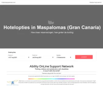 Ablelink.org(Hotelopties in Maspalomas (Gran Canaria)) Screenshot