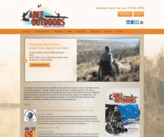 Ableoutdoors.net(Our mission) Screenshot